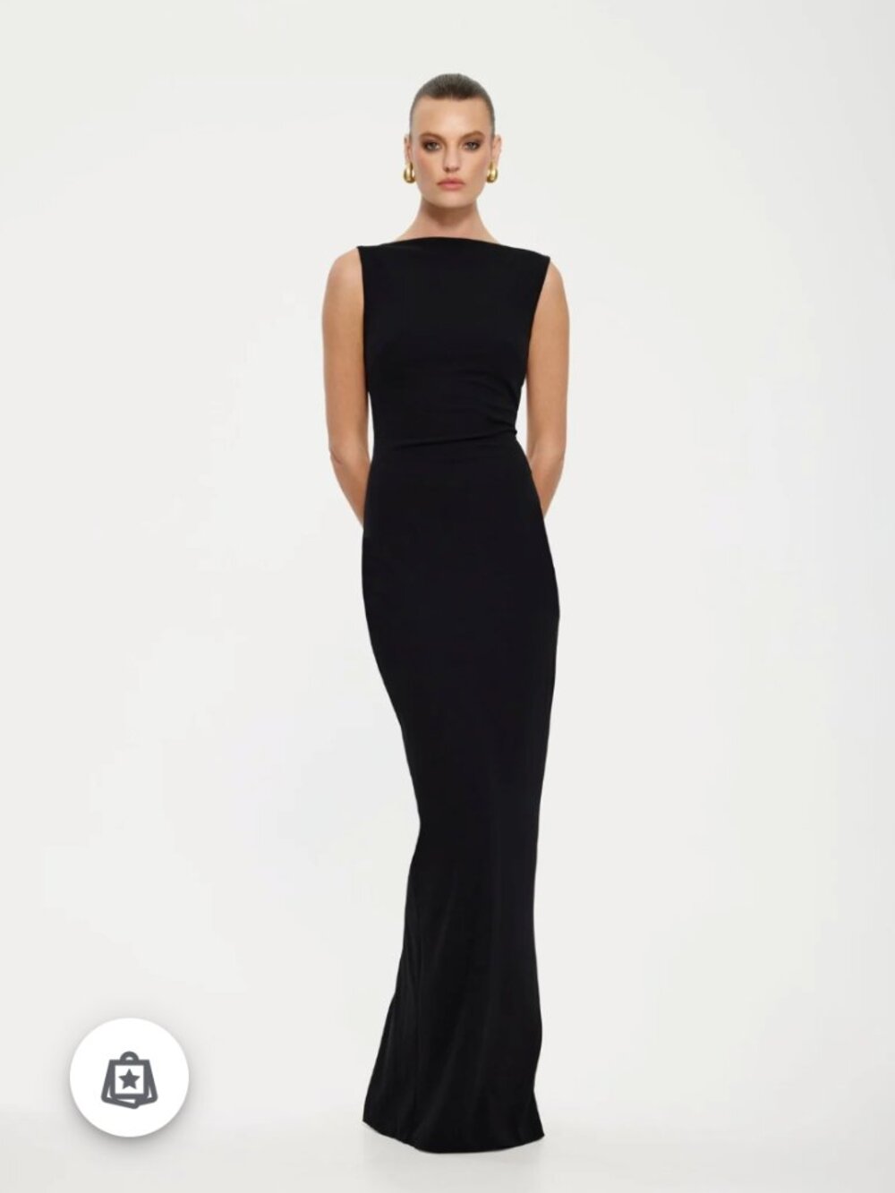 Brand New EFFIE KATS Verona Gown (Black, US Size 6)